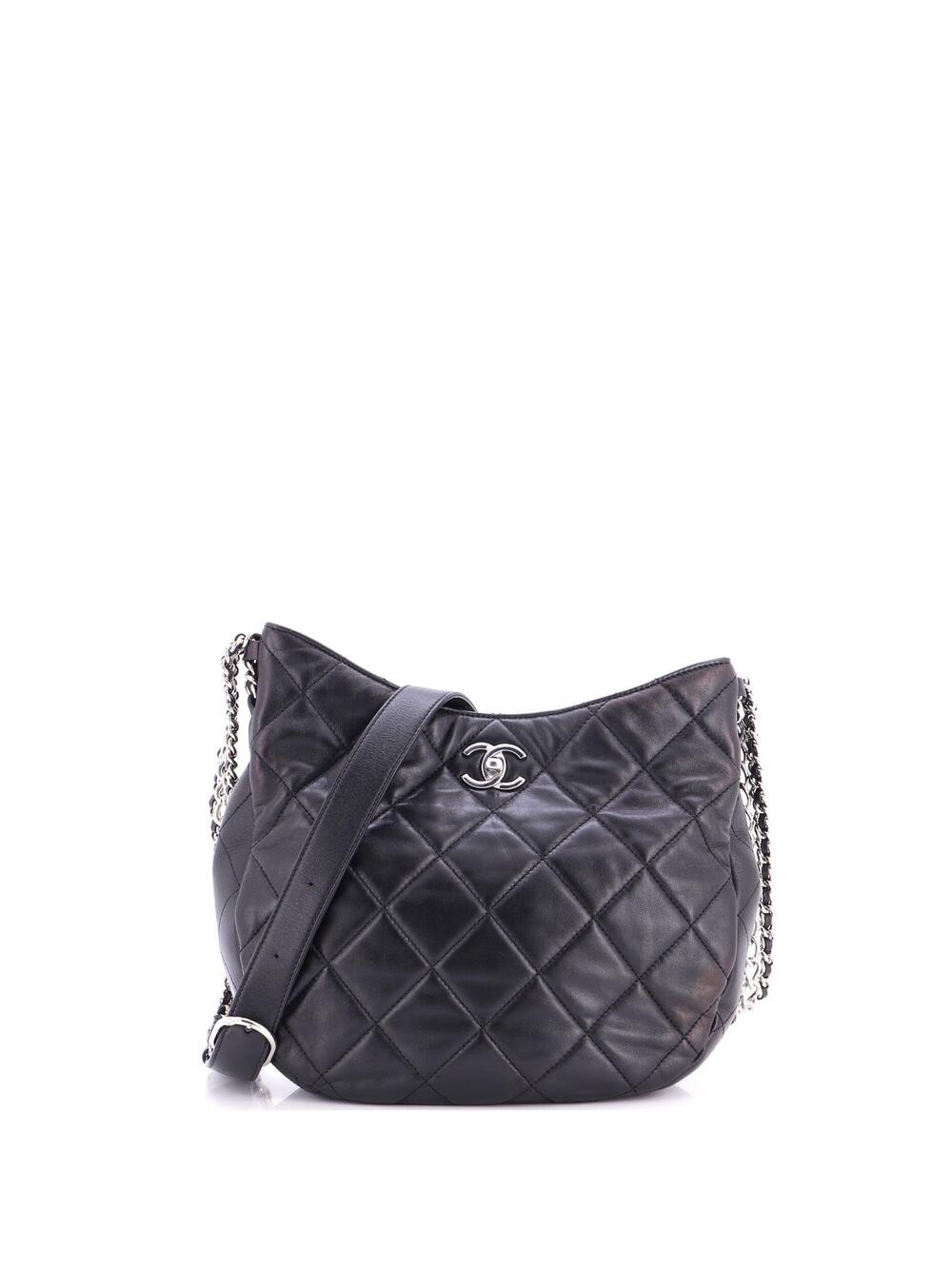 Chanel Chain Rows Hobo Quilted Lambskin #290811C49B
